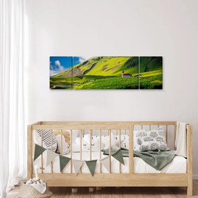 Obraz górskiego krajobrazu (170x50 cm)