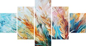 Obraz - Pszenica, abstrakcja (125x70 cm)