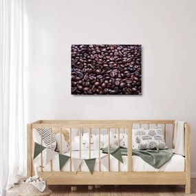 Obraz na szkle ziaren kawy (70x50 cm)