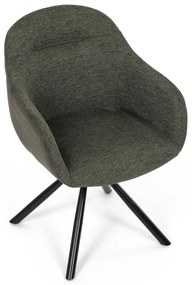 Zestaw krzeseł obiadowych z mechanizmem powrotnymDCH-Y1143 GRN2, 2 szt.