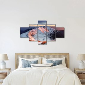 Obraz - Zimowa panorama górska II. (125x70 cm)