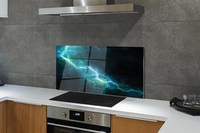 Panel szklany do Kuchni Elektryzująca Głębia Fraktali