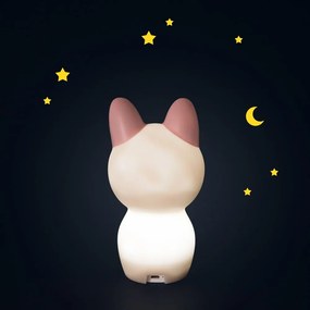 Jasnoróżowa lampa dziecięca ø 8,5 cm Cat – Moulin Roty