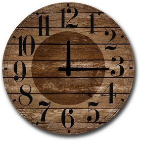 Zegar ścienny Wooden strips 5050MS-037, 50 cm