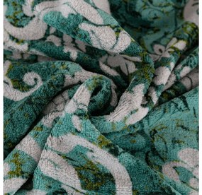 PrzytulneMieszkanie.pl PrzytulneMieszkanie.pl Pościel z mikropluszu ORIENTINO zielona Rozmiar pościeli: 70 x 80 cm | 140 x 200 cm