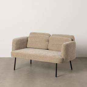 Beżowa sofa z tkaniny szenilowej 127 cm Bind – Ixia