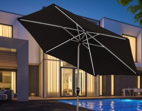 Doppler ACTIVE 3 m - parasol nachylany z oświetleniem LED - Towar z drobną wadą (S306)