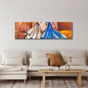 Obraz - tancerz, obraz olejny (170x50 cm)