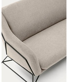 Beżowa sofa 128 cm Brida – Kave Home