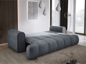 Sofa COCO z funkcja spania i pojemnikiem CIEMNY SZARY CLOUD 91