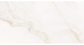 Mexen Onyx White gres szkliwiony rekt. G1, płytka podłogowo-ścienna 120 x 60 cm, połysk - TL106-120-060-01