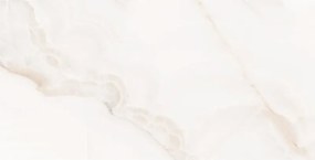 Mexen Onyx White gres szkliwiony rekt. G1, płytka podłogowo-ścienna 120 x 60 cm, połysk - TL106-120-060-01