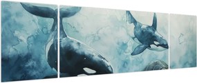 Obraz - Malowidło podwodne (170x50 cm)