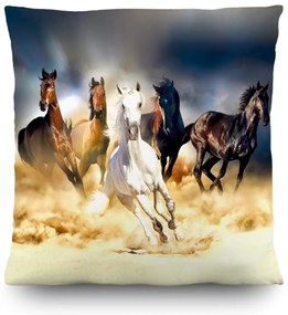 Poduszka Horses, 45 x 45 cm