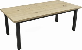 Stół prostokątny rozkładany 100x200/300 Artisan R-6 + nogi drewniane
