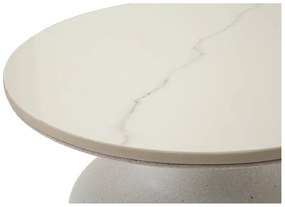 Okrągły stolik z ceramicznym blatem ø 40 cm Fush – Mauro Ferretti