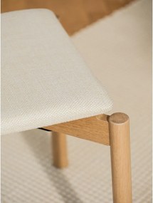 Krzesło sztaplowane w dekorze dębu w naturalnym kolorze Wem – noo.ma