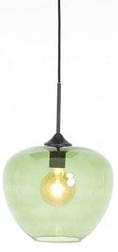Zielona lampa sufitowa z szklanym kloszem ø 30 cm Mayson – Light &amp; Living