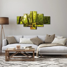 Obraz omszałej dżungli (125x70 cm)