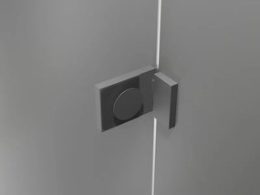 Mexen Lunar drzwi prysznicowe uchylne prawe 80 cm, transparent, gun metal - 834-080-000-95-00-P