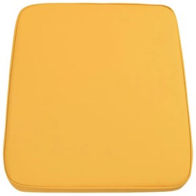 Poduszka ogrodowa na krzesło VIREON 44x45 cm, musztardowy