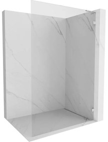 Mexen Lunar L ścianka prysznicowa Walk-in prawa 80 x 200 cm, transparent 8 mm, chrom - 830L-080-000-01-00-P