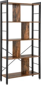 Industrialny Regał Nowoczesny Stojący 140 Cm N2-T76