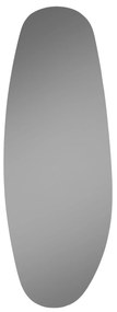 Lustro owalne z podświetleniem bezramowe 55 x 150 cm DELIS LED | Różne kolory szkła : Kolor - Grafit