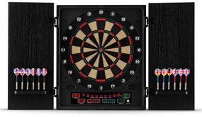 KLARFIT Dartmaster 180 elektroniczna tarcza do darta z drzwiczkami
