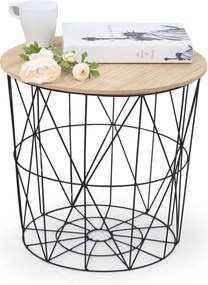 Stolik pomocniczy ze zdejmowanym blatem Mariffa