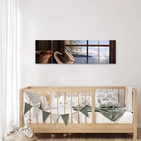 Obraz - Rybackie wyposażenie (170x50 cm)