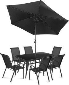 Fieldmann Zestaw mebli ogrodowych Ruby Dark, 8 szt.