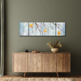 Obraz - Deszczowa jesień (170x50 cm)