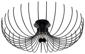 Czarna lampa wisząca ø 56 cm Opilio – Squid Lighting