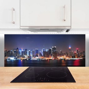 Panel nad blat kuchenny Panorama Metropolii O Zmierzchu