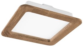 LED Oprawa wpuszczana WOODY SPOT LED/17W/230V 3000K orzech 18,5x18,5 cm