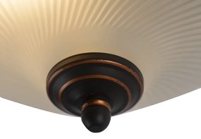 Klasyczna lampa sufitowa brązowy opal - Classico klasyczny/Antyczny Oswietlenie wewnetrzne