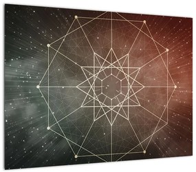 Obraz - Kosmiczny Dodekagram (70x50 cm)