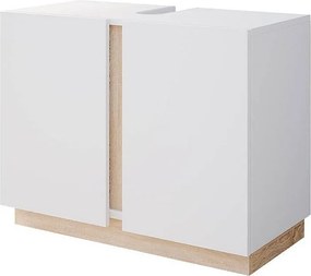 Szafka pod umywalkę biały 70.4x34.6x55.5 gloria