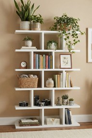 Biały skandynawski regał wiszący lub stojący Z6-T09