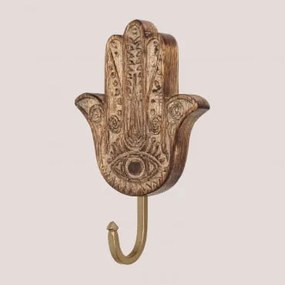 Wieszak Ścienny Z Drewna Mango Niala Drewno Mango - Sklum