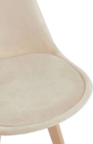 Zestaw 4 Krzese Synk Aksamitne