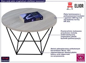 Loftowy stolik kawowy dąb sonoma Elesar
