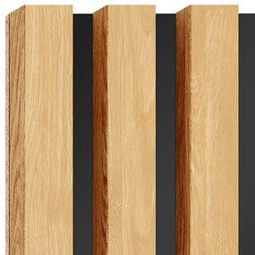 Akustyczne panele lamelowe 2 szt. dąb naturalny A0-G65