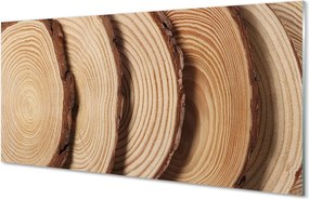 Panel nad Blat Kuchenny Plastry Drewna w Przekroju