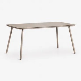 Stół Jadalniany Prostokątny 160x90 Cm Z Szkła Arhiza Moka Brown - Sklum