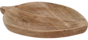 Taca dekoracyjna w kształcie liścia Mango, 27 x 17 cm
