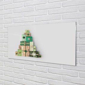 Panel szklany do Kuchni Bożonarodzeniowe Prezenty