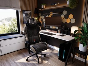 Fotel gamingowy materiałowy Diablo X-Horn 2.0, Normal Size, Camel Black