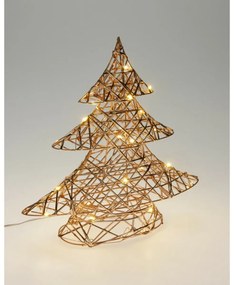 Świąteczna choinka świecąca Champagne, 30 x 30 cm, 20 mikro LED, na baterie